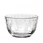 Fern Berry Bowl 4 1/2\ Color 	Clear
Dimensions 	4½\ / 11.5cm
Material 	Handmade Crystal
Pattern 	Fern
